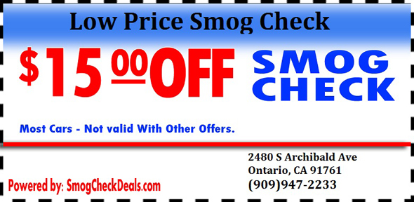 $15 OFF smog check coupon $15 OFF smog check coupon